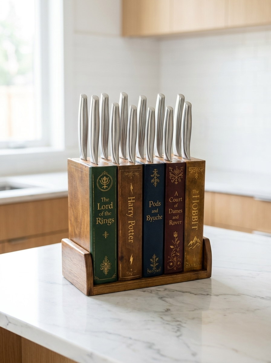 Bookish Living Knife Holder