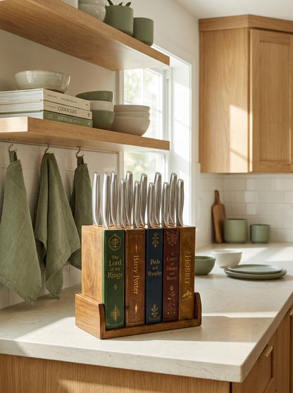 Bookish Living Knife Holder