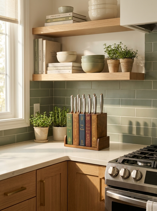 Bookish Living Knife Holder